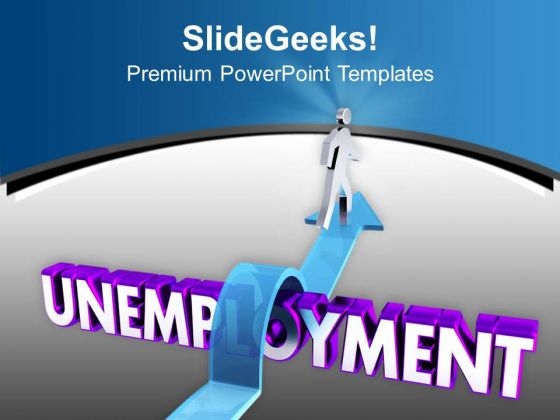 Unemployment Is Big Issue PowerPoint Templates Ppt Backgrounds For Slides 0713