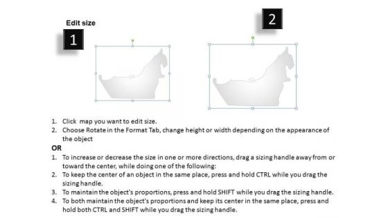 United Arab Emirates PowerPoint Maps