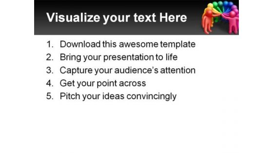 United Colors People PowerPoint Template 1110
