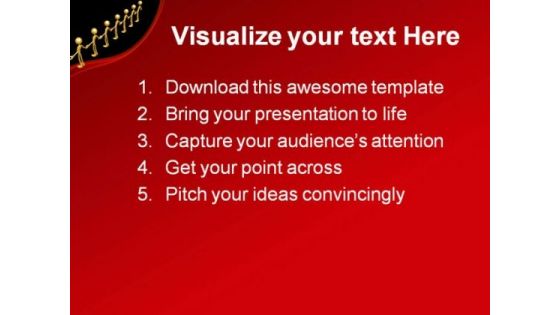 Unity Chain People PowerPoint Templates And PowerPoint Backgrounds 0811