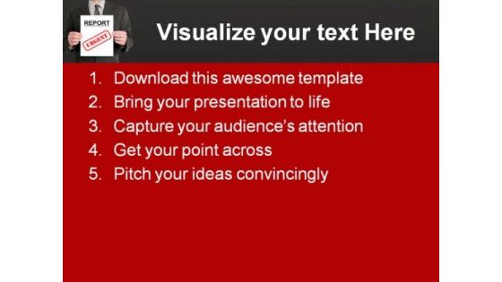 Urgent Report Business PowerPoint Themes And PowerPoint Slides 0711