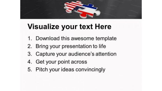 Us France Partnership Business PowerPoint Templates Ppt Backgrounds For Slides 0413