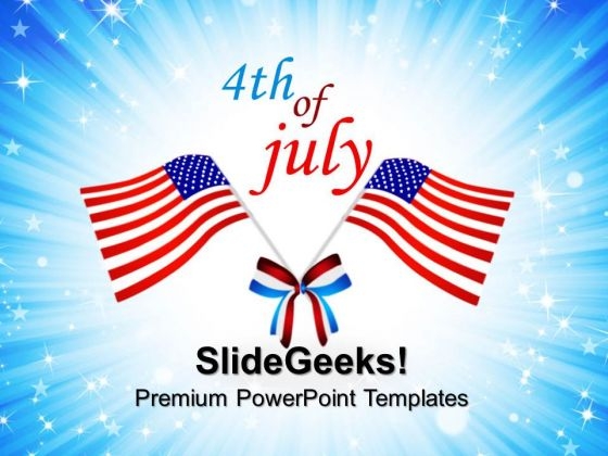Us Independence Day Celebration Americana PowerPoint Templates And PowerPoint Themes 0812