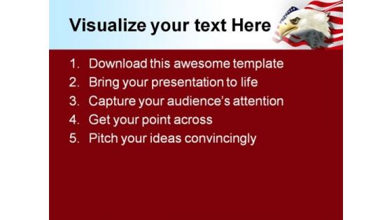 Us Patriotic Theme Americana PowerPoint Templates And PowerPoint Backgrounds 0811