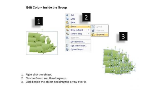 Usa Midwest Region Country PowerPoint Maps
