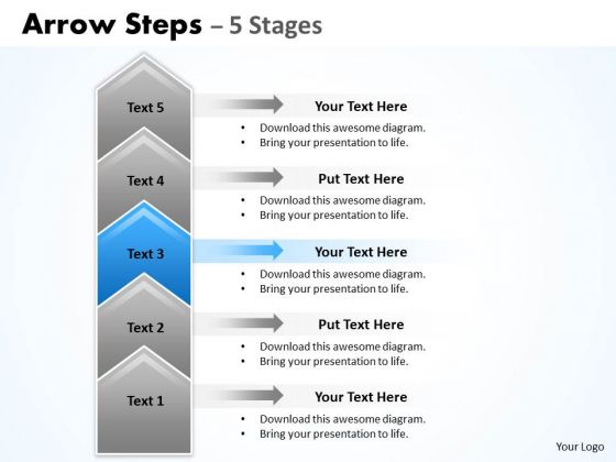 Usa Ppt Background Cocked 5 Steps Working With Slide Numbers Representation 4 Graphic