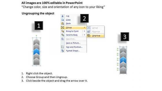 Usa Ppt Background Cocked 5 Steps Working With Slide Numbers Representation 4 Graphic