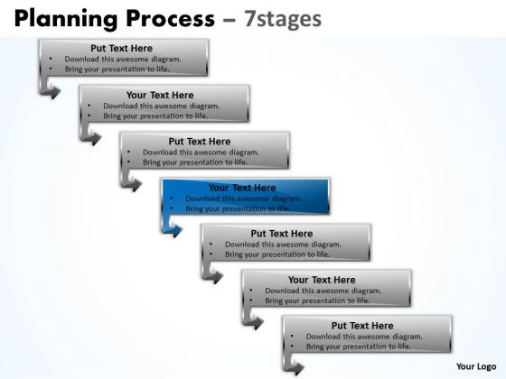 Usa Ppt Background Downward Process Of 7 Stages Communication Skills PowerPoint 5 Image