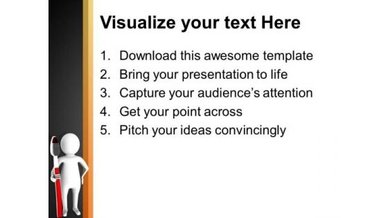Use Good Quality Brush For Oral Health PowerPoint Templates Ppt Backgrounds For Slides 0713