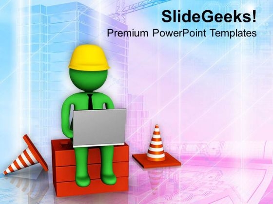 Use Internet For Latest Construction PowerPoint Templates Ppt Backgrounds For Slides 0813