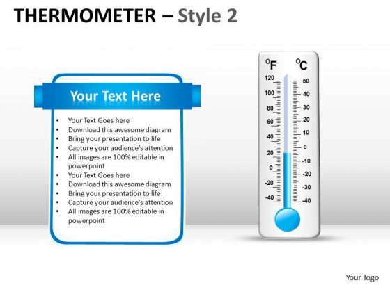 Use Thermometer Concept To Quantify Numbers PowerPoint Slides And Ppt Templates