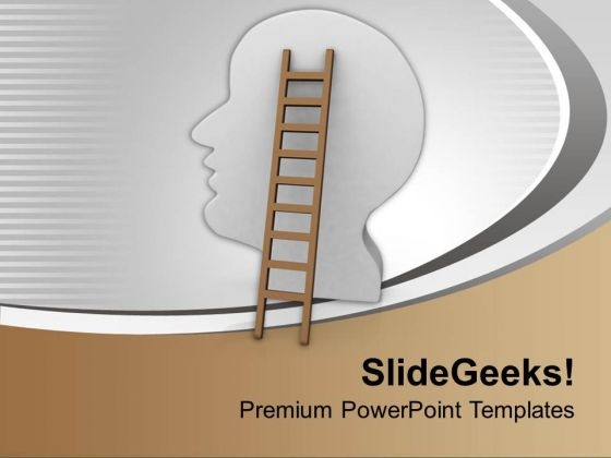 Use Your Brain Thought Reflects From Graphics PowerPoint Templates Ppt Backgrounds For Slides 0413