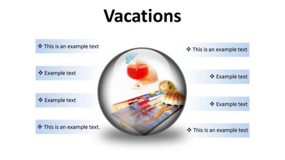 Vacations Beach PowerPoint Presentation Slides C