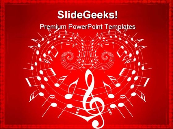 Valentine Theme Music PowerPoint Templates And PowerPoint Backgrounds 0211