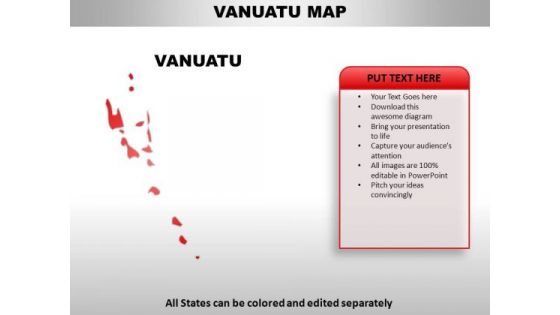 Vanuatu PowerPoint Maps