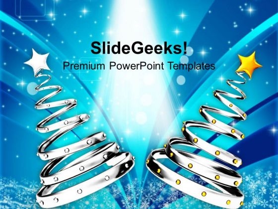 Varied Christmas Tree Celebration Holidays PowerPoint Templates Ppt Backgrounds For Slides 1212