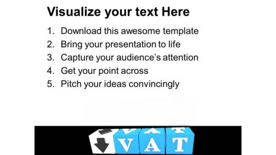 Vat Button On Lego Cubes Success PowerPoint Templates Ppt Backgrounds For Slides 0113