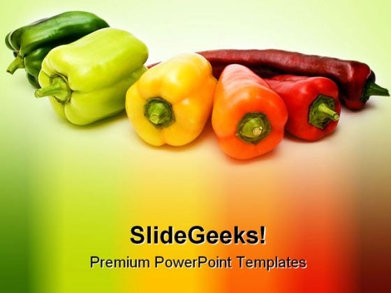 Vegetable Food Health PowerPoint Themes And PowerPoint Slides 0511