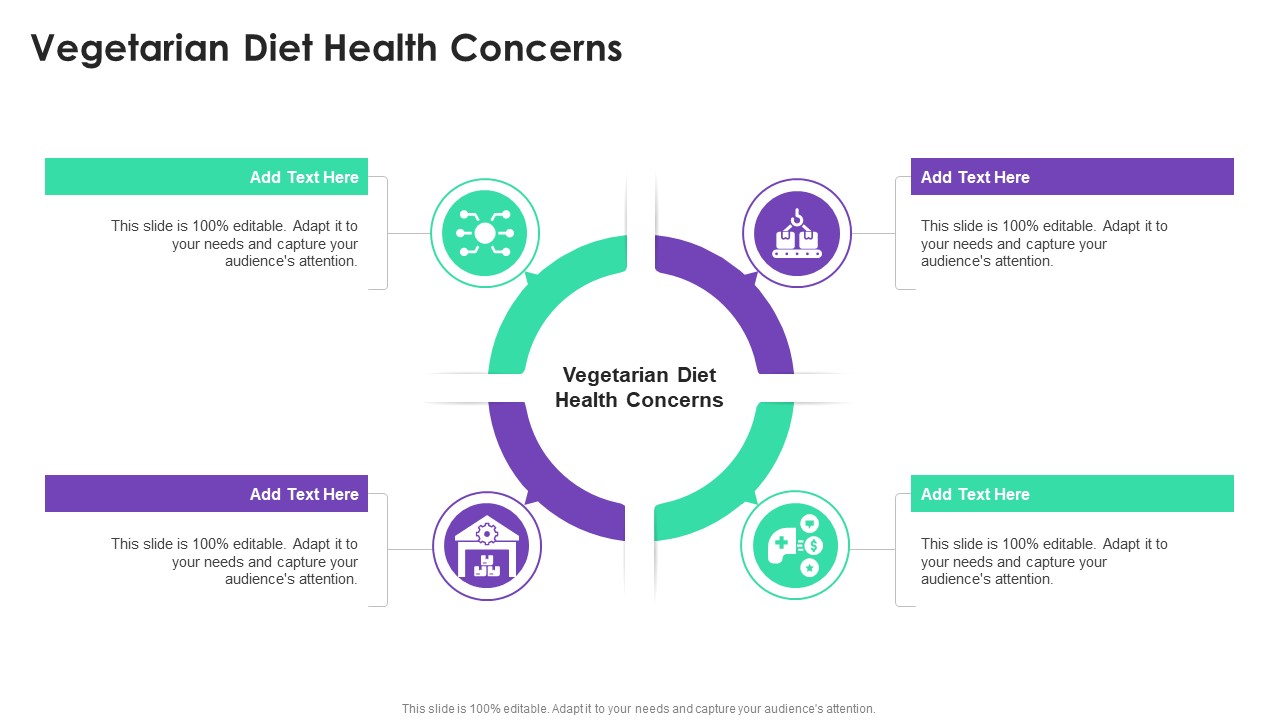 Vegetarian Diet Health Concerns In Powerpoint And Google Slides Cpb