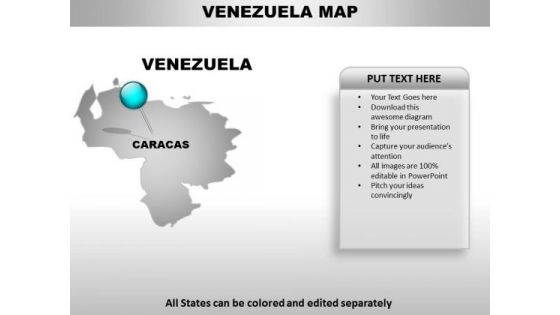 Venezuela Country PowerPoint Maps