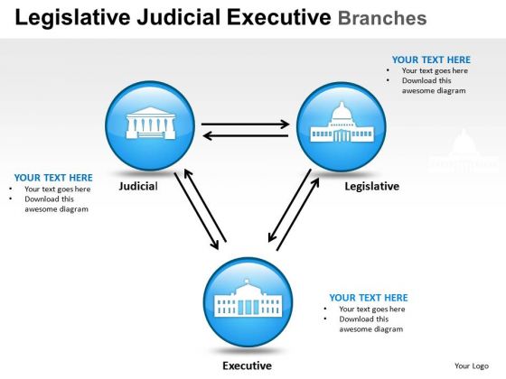 Verdict Legislative Judicial Executive Branches PowerPoint Slides And Ppt Diagram Templates