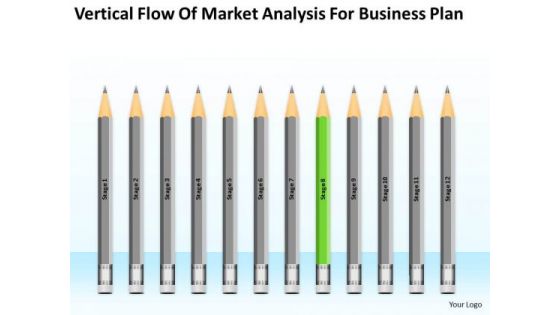 Vertical Flow Of Market Analysis For Business Plan Ppt 8 Fashion PowerPoint Slides