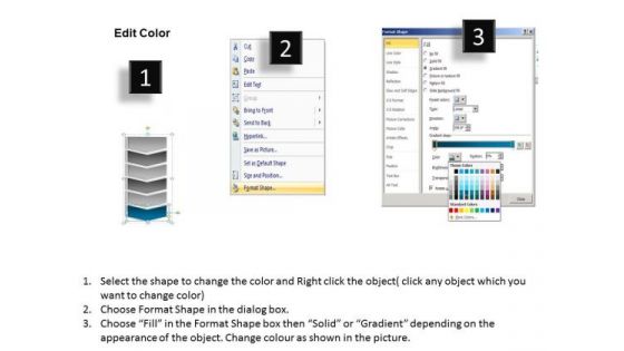 Vertical Six Steps Of Process Ppt Business Plan PowerPoint Slides