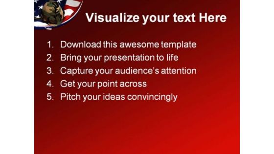 Veterans Day Americana PowerPoint Templates And PowerPoint Backgrounds 0811