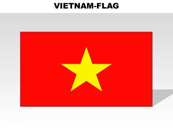 Vietnam Country PowerPoint Flags