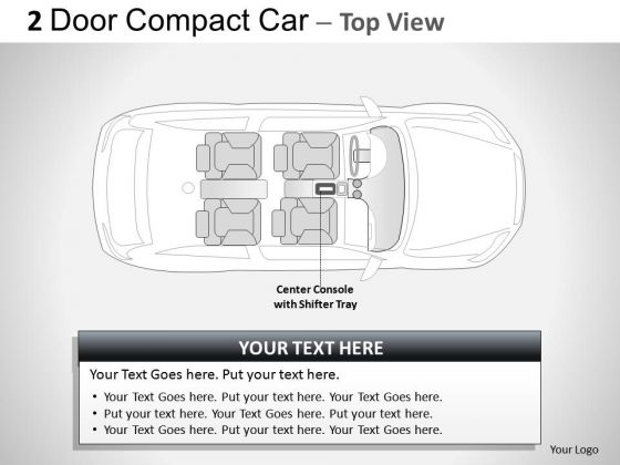 Vintage Road 2 Door Blue Car Top PowerPoint Slides And Ppt Diagram Templates