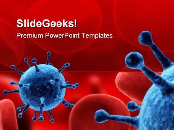 Virus Medical PowerPoint Template 1110