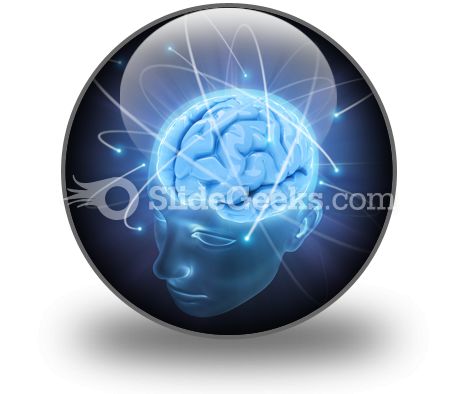 Vivid Brain PowerPoint Icon C