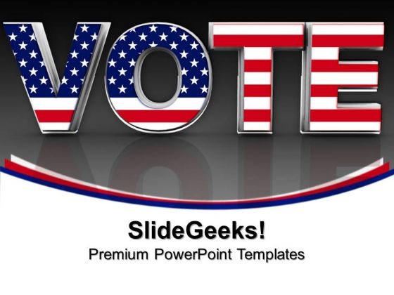 Vote Election Americana PowerPoint Templates And PowerPoint Themes 0912