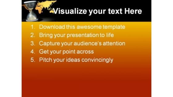 Waiting On The World Business PowerPoint Themes And PowerPoint Slides 0711
