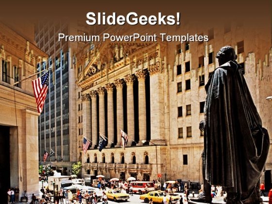 Wall Street Americana PowerPoint Templates And PowerPoint Backgrounds 0811