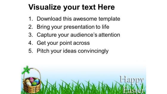 Warm Wishes Of Happy Easter PowerPoint Templates Ppt Backgrounds For Slides 0313