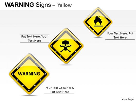 Warning Materials Warning Signs PowerPoint Slides And Ppt Diagram Templates