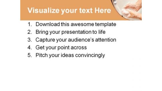 Washing Hands Health PowerPoint Themes And PowerPoint Slides 0711