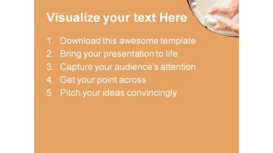 Washing Hands Health PowerPoint Themes And PowerPoint Slides 0711