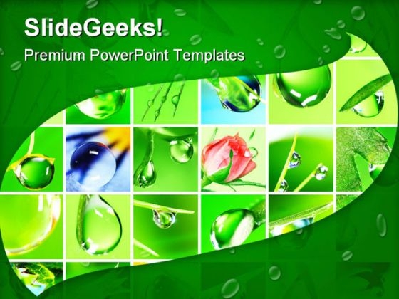 Water Drop Nature PowerPoint Templates And PowerPoint Backgrounds 0811