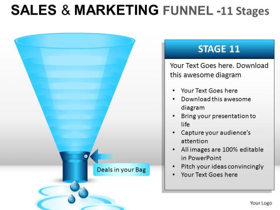 Water Dropping Through Sales Funnel PowerPoint Slides And Ppt Diagram Templates