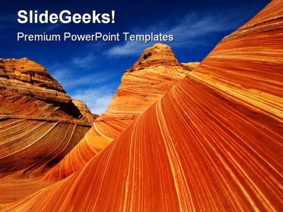 Wave In Desert Nature PowerPoint Templates And PowerPoint Backgrounds 0711