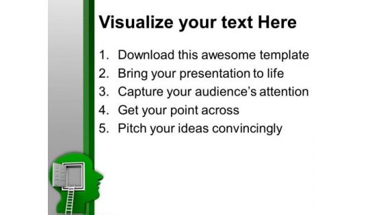Way To Human Mind PowerPoint Templates Ppt Backgrounds For Slides 0713