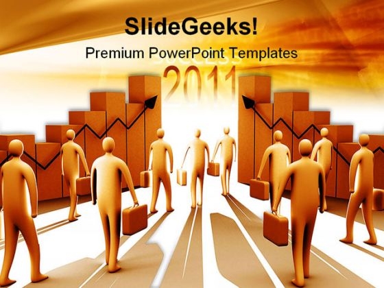 Way To Success 2011 Business PowerPoint Template 1110