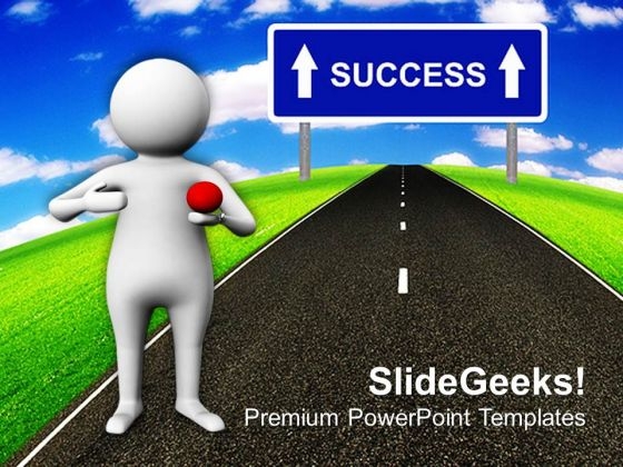 Way To Success For New Opportunities PowerPoint Templates Ppt Backgrounds For Slides 0513
