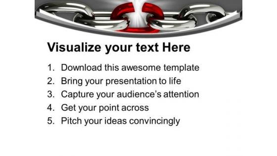Weakest Link In The Chain Business PowerPoint Templates Ppt Backgrounds For Slides 1212