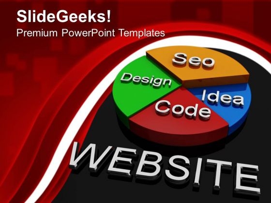 Website Graph Business PowerPoint Templates And PowerPoint Themes 0912