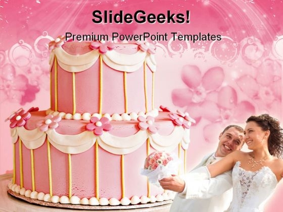 Wedding Cake Family PowerPoint Templates And PowerPoint Backgrounds 0211