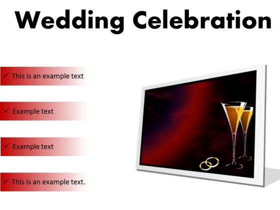 Wedding Celebration Family PowerPoint Presentation Slides F