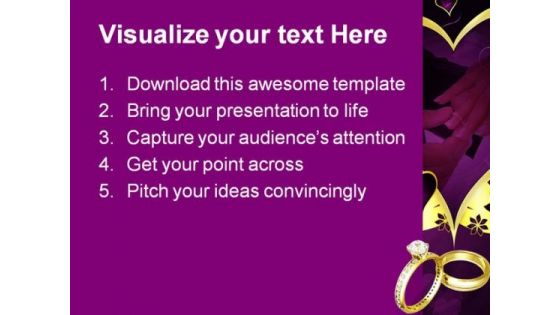 Wedding Rings People PowerPoint Templates And PowerPoint Backgrounds 0311